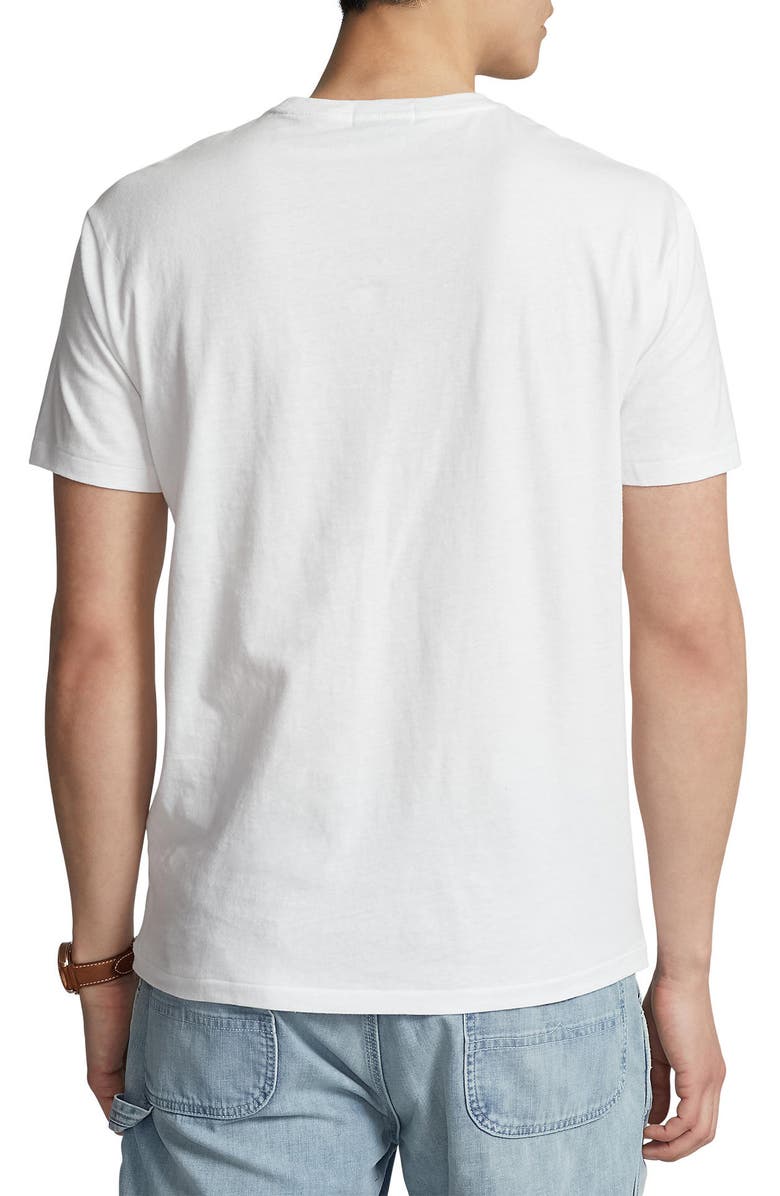 Polo Ralph Lauren American Flag Logo Cotton Graphic T-Shirt, Alternate, color,