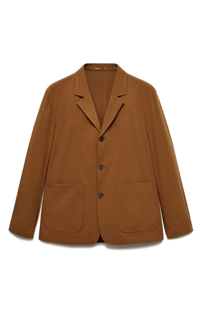 MANGO Slim Fit Sport Coat, Main, color, Burnt Orange
