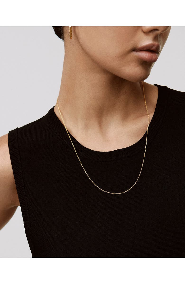 Monica Vinader Fine Chain Necklace, Alternate, color, 18Ct Rose Gold Vermeil