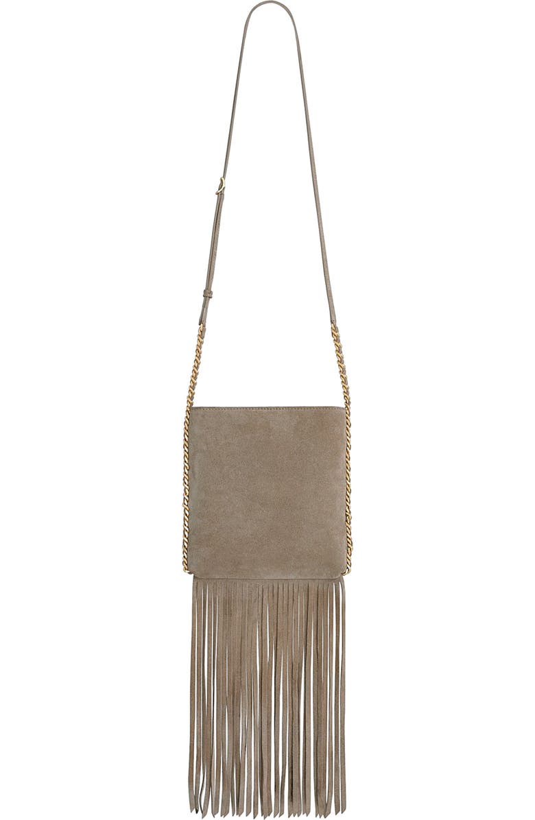 Rebecca Minkoff Carly Fringe Crossbody Bag, Main, color, Clay