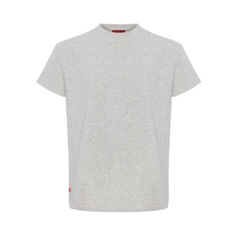 Cotton Tshirt With Emboss Print