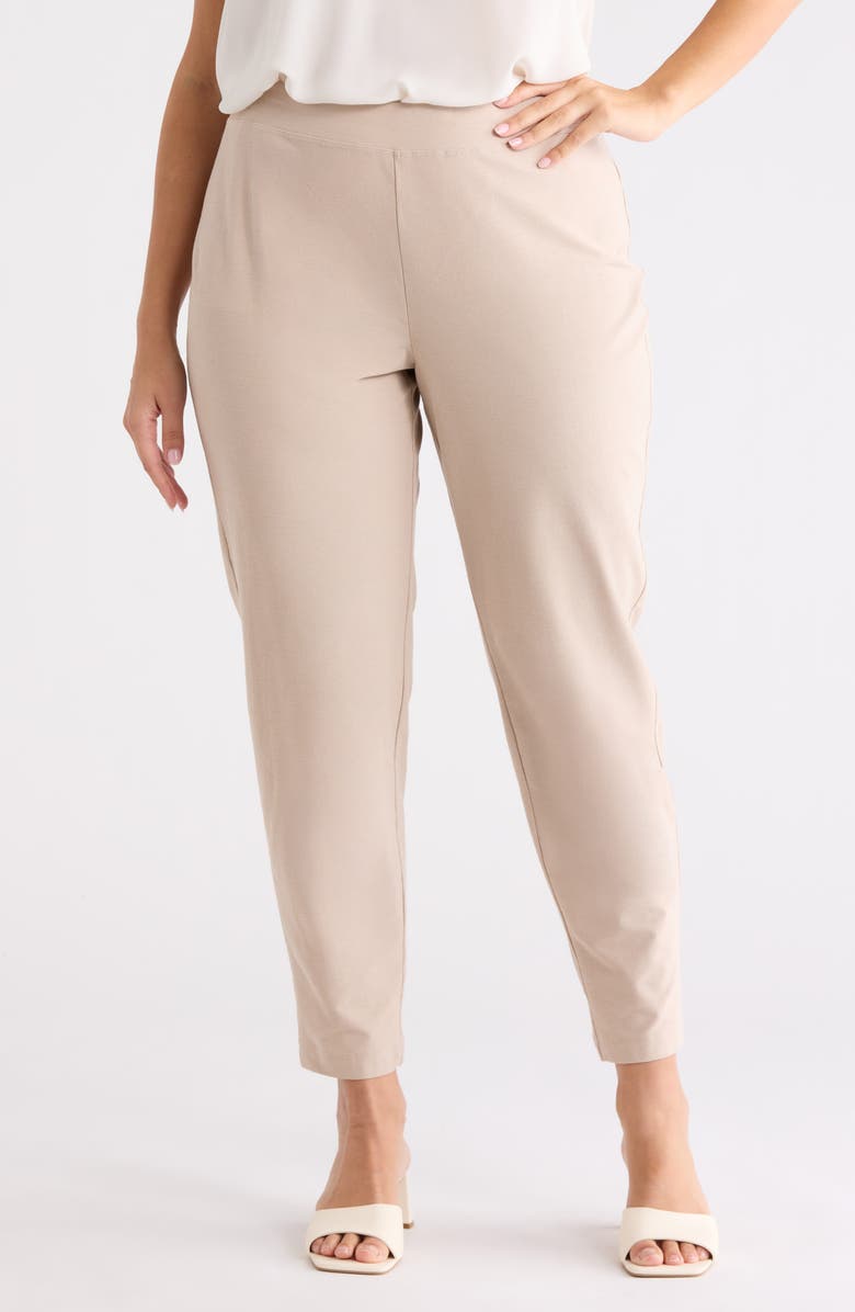 Eileen Fisher Slim Ankle Pants, Main, color, Wheat