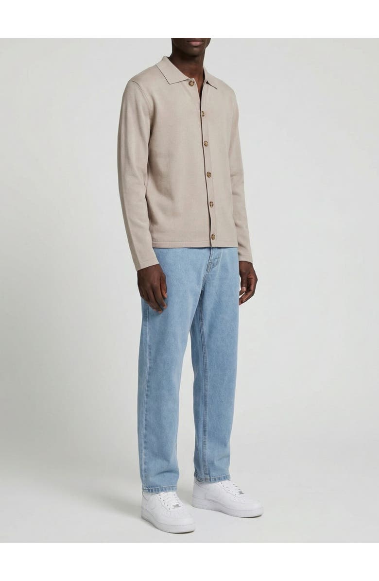 Walker & Hunt Milano Knit Button Front Cardigan, Alternate, color, Sand