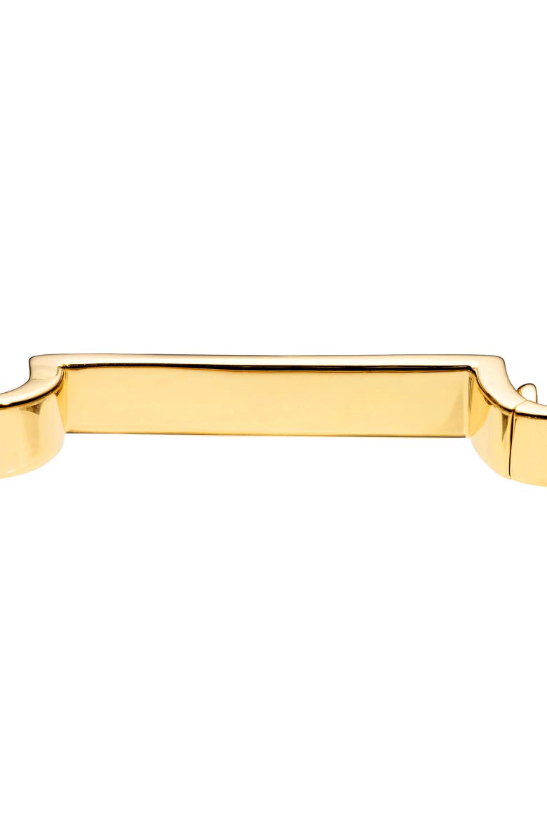 Monica Vinader Signature Bangle, Alternate, color, Gold