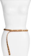Ada 'Cala' Studded Skinny Leather Belt