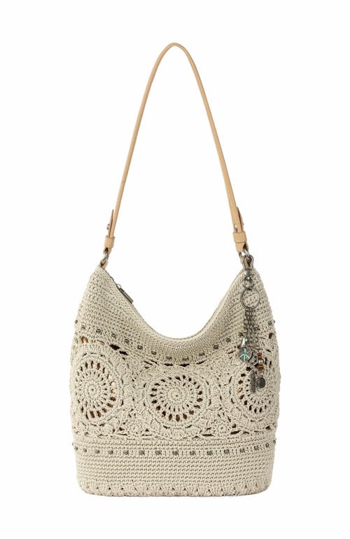 The Sak Sequoia Hobo Hand Crochet Bag in Natural Medallion at Nordstrom
