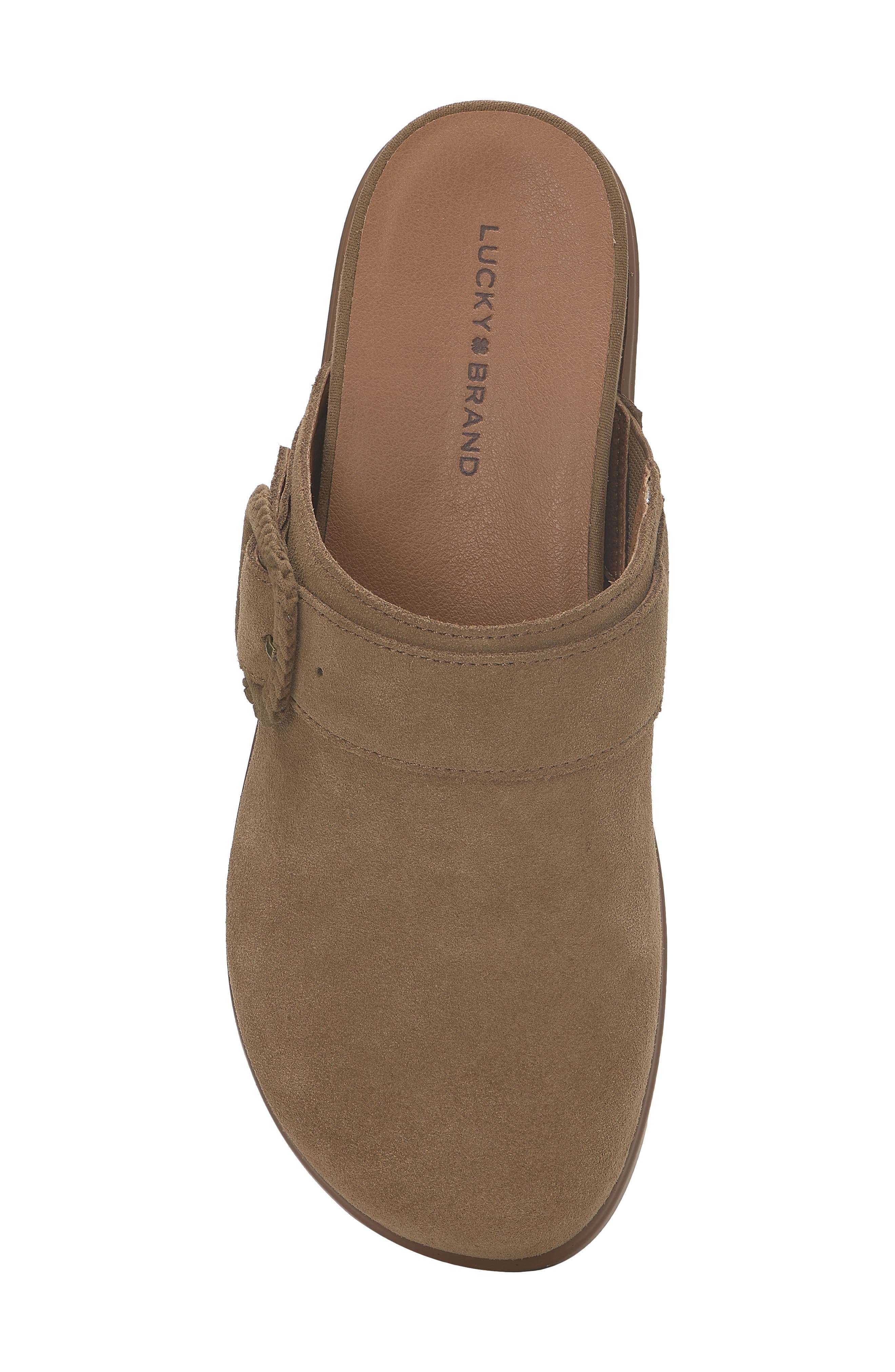 Lucky Brand Sachie Clog, Alternate, color, Dark Natural Oilsue