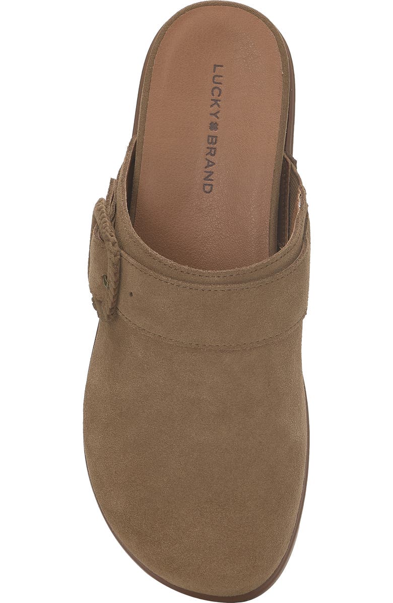 Lucky Brand Sachie Clog, Alternate, color, Dark Natural Oilsue