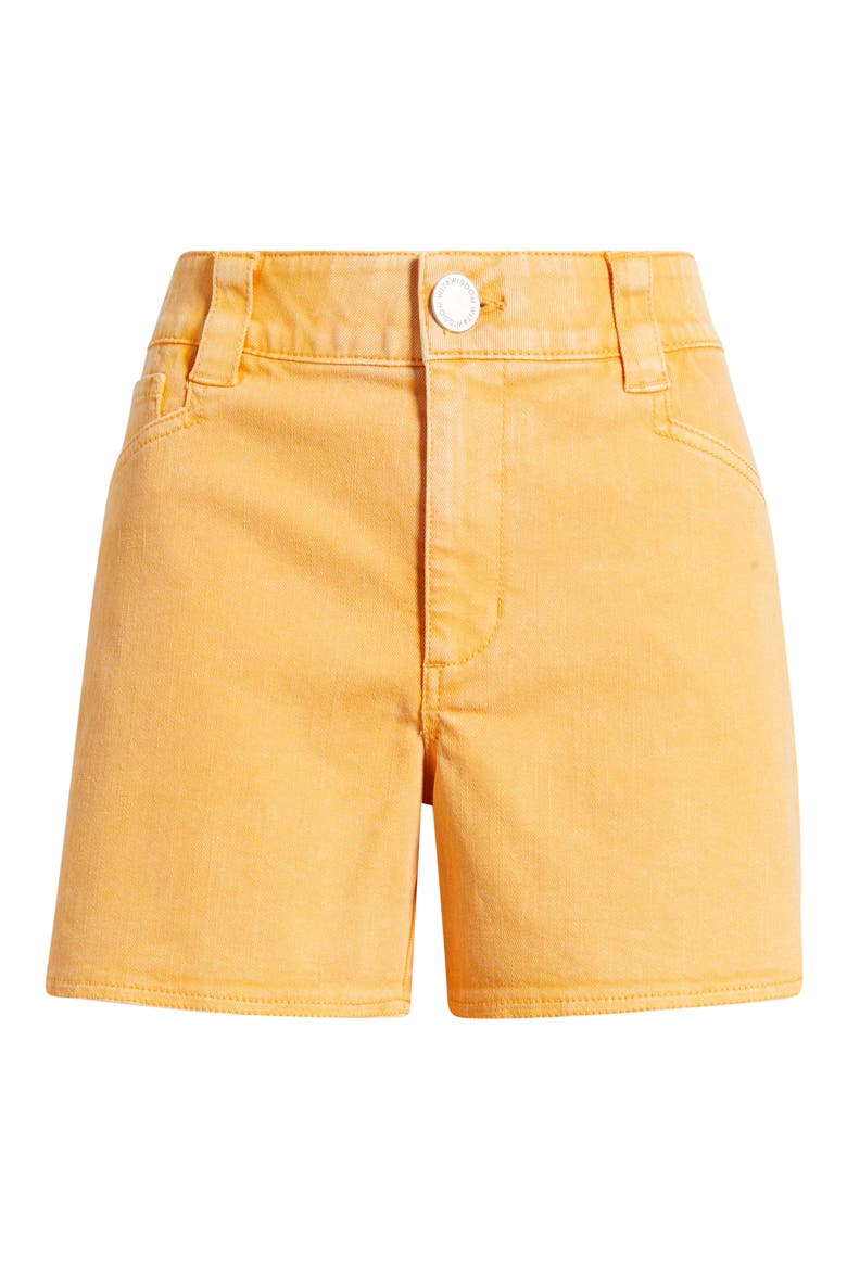 Wit & Wisdom Skyrise Dolphin Hem Denim Shorts (Women) | Nordstrom