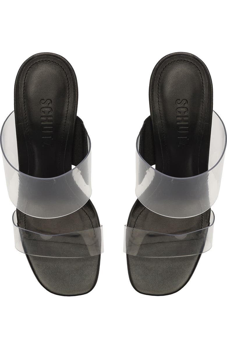 Schutz Victorie High Block Slide Sandal, Alternate, color,