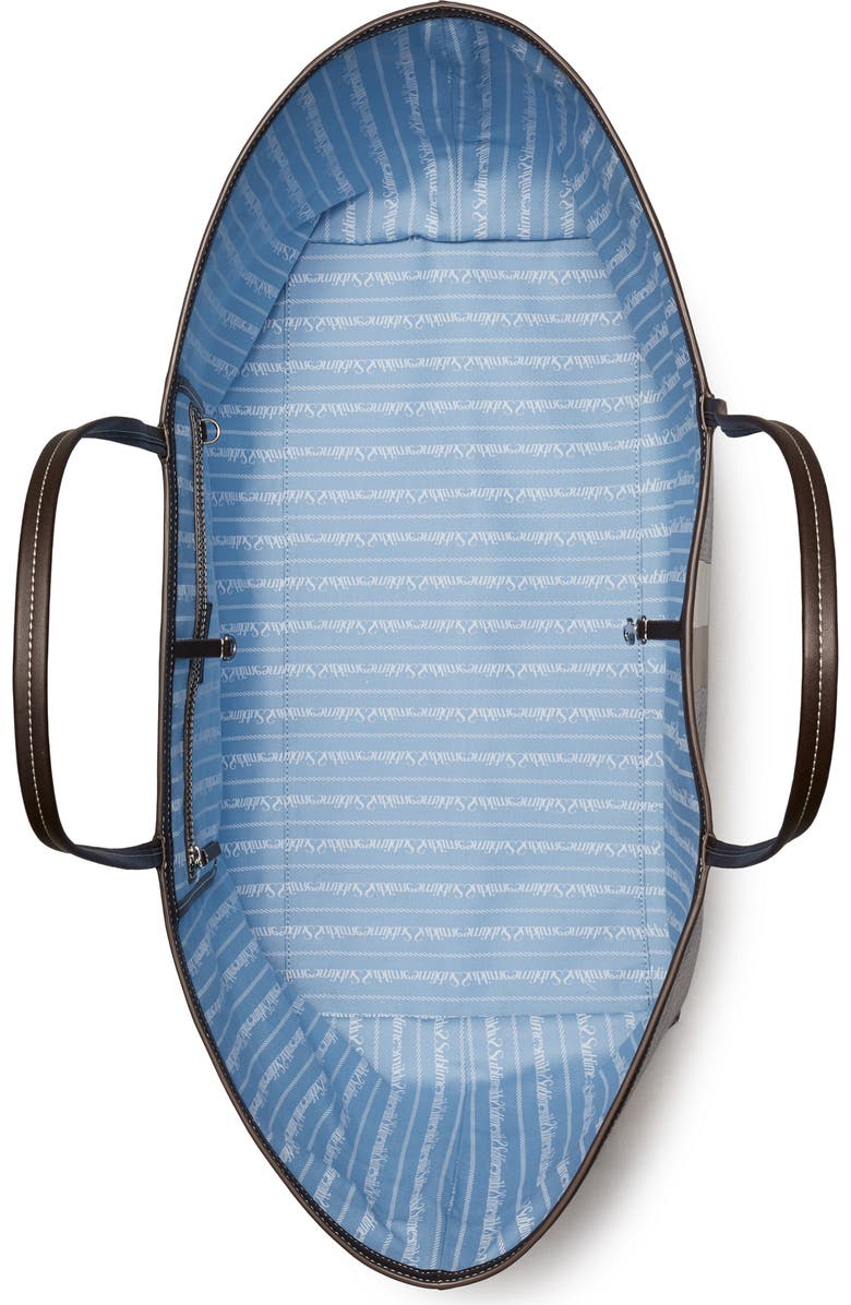 Tory Burch The Racer XL Tote, Alternate, color, Blue