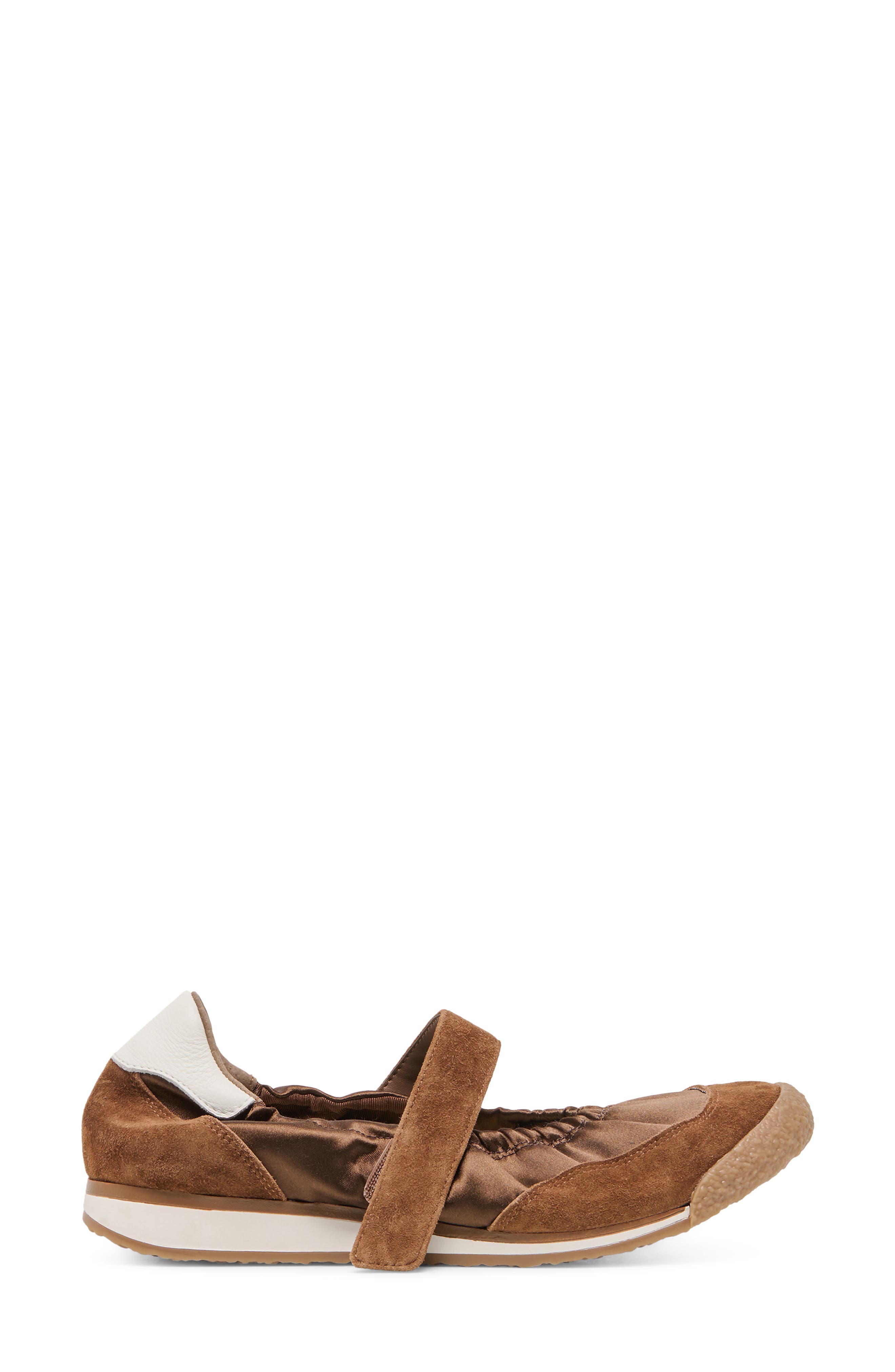 Spruce Ballet Sneaker, Alternate, color, COCOA SATIN