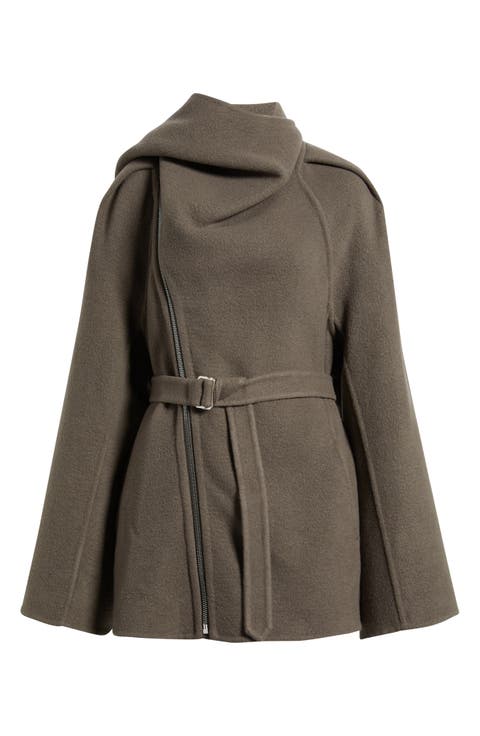 Scarf Flight Cashmere Coat