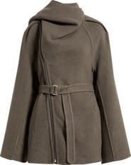 Rick Owens Scarf Flight Cashmere Coat