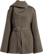 Rick Owens Scarf Flight Cashmere Coat
