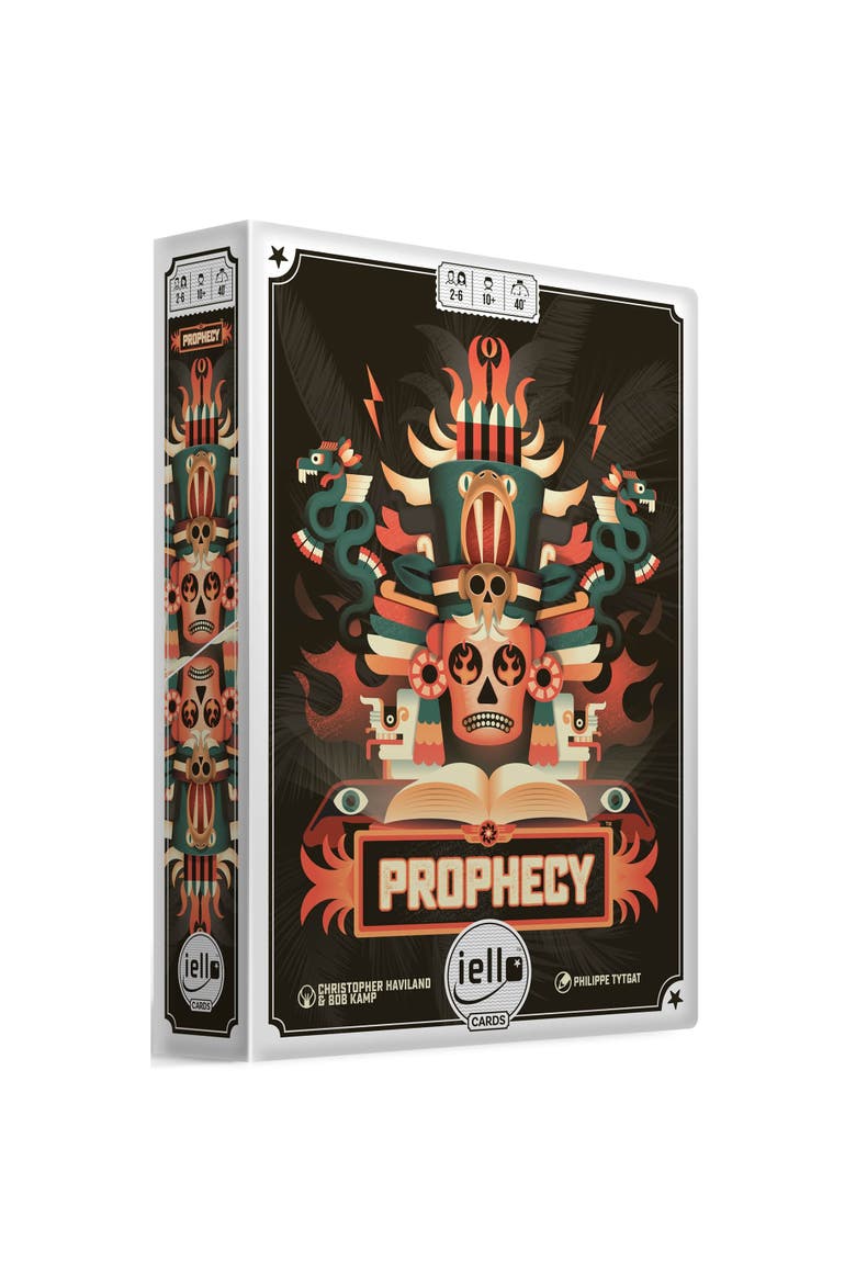 Prophecy Strategic Trick Taking Card Game,Mayan Themed Betting Game Ages 10+, Main, color, Multicolored