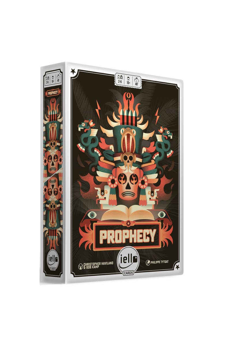 IELLO Prophecy Strategic Trick Taking Card Game,Mayan Themed Betting Game Ages 10+, Main, color, Multicolored