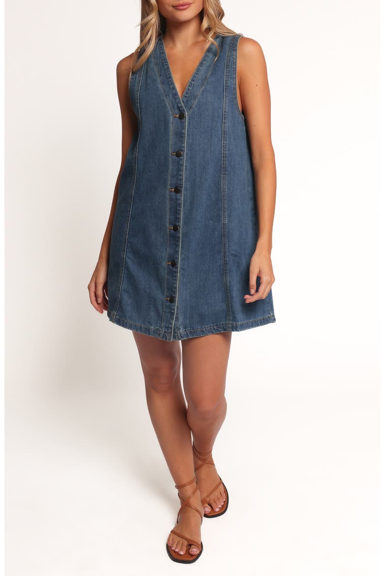 Dawson Minidress, Main, color, INDIGO DENIM