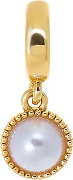 BY ADINA EDEN Pearl Bezel Charm