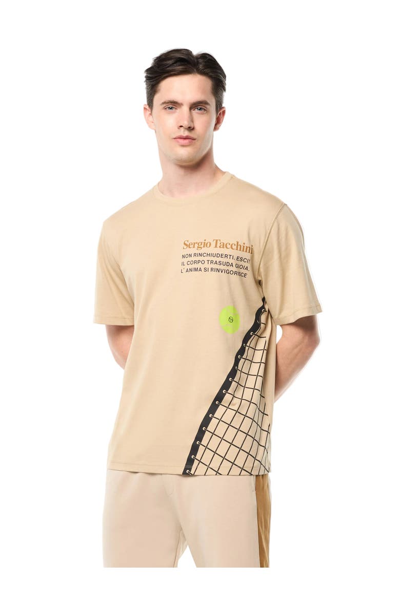 Netto T-Shirt, Main, color, HUMUS