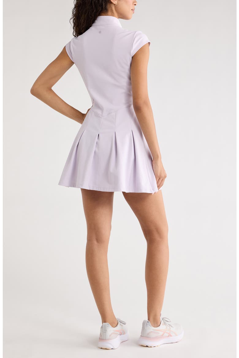 Momentum Half Zip Active Minidress, Alternate, color, PURPLE HUSH
