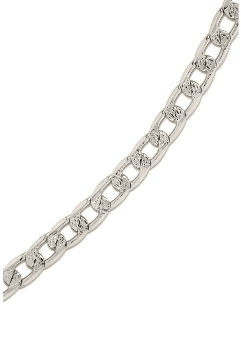 Exie Chain Anklet, Alternate, color, SILVER