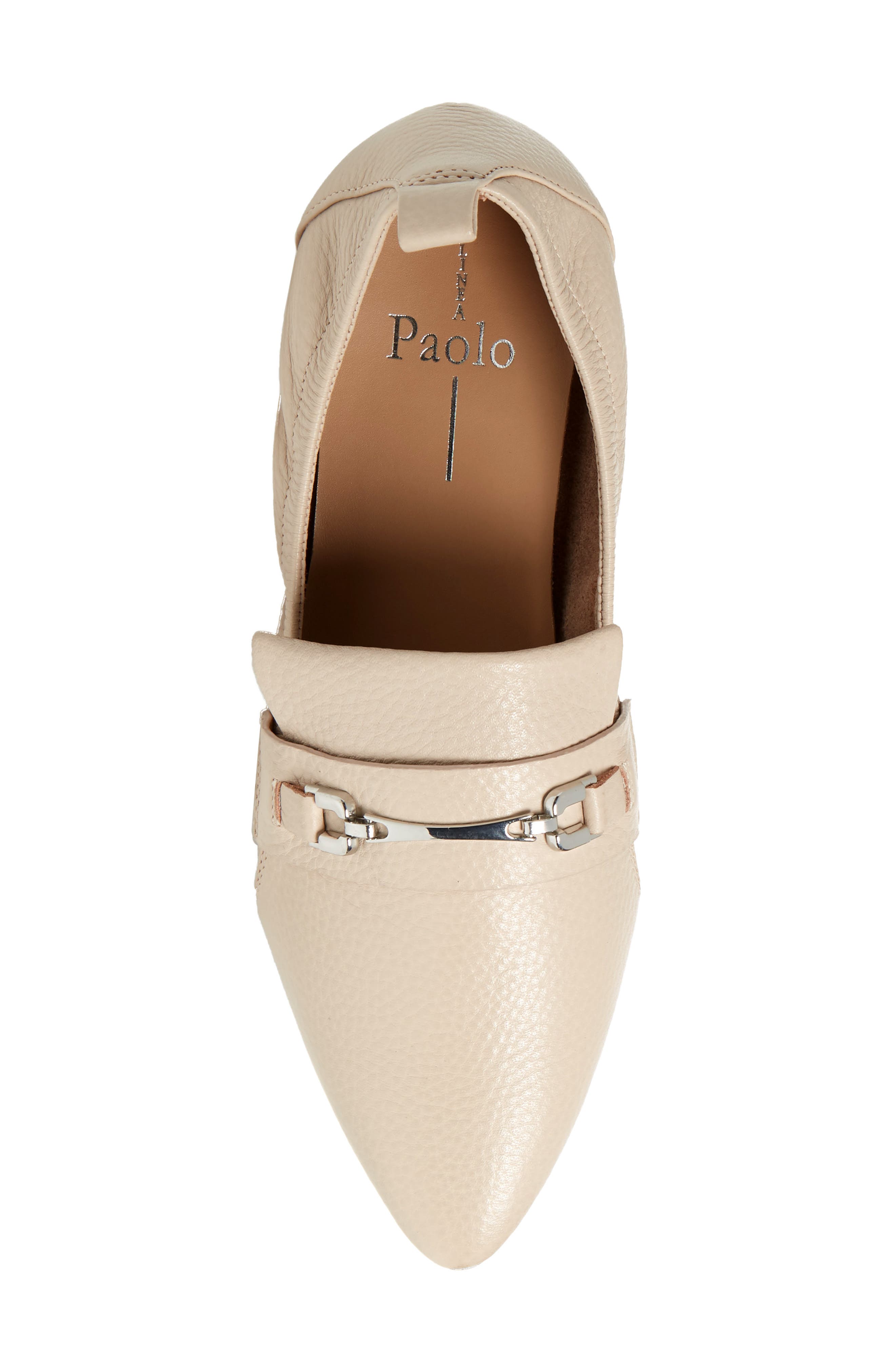 Domino Skimmer Flat, Alternate, color, BLUSH LEATHER