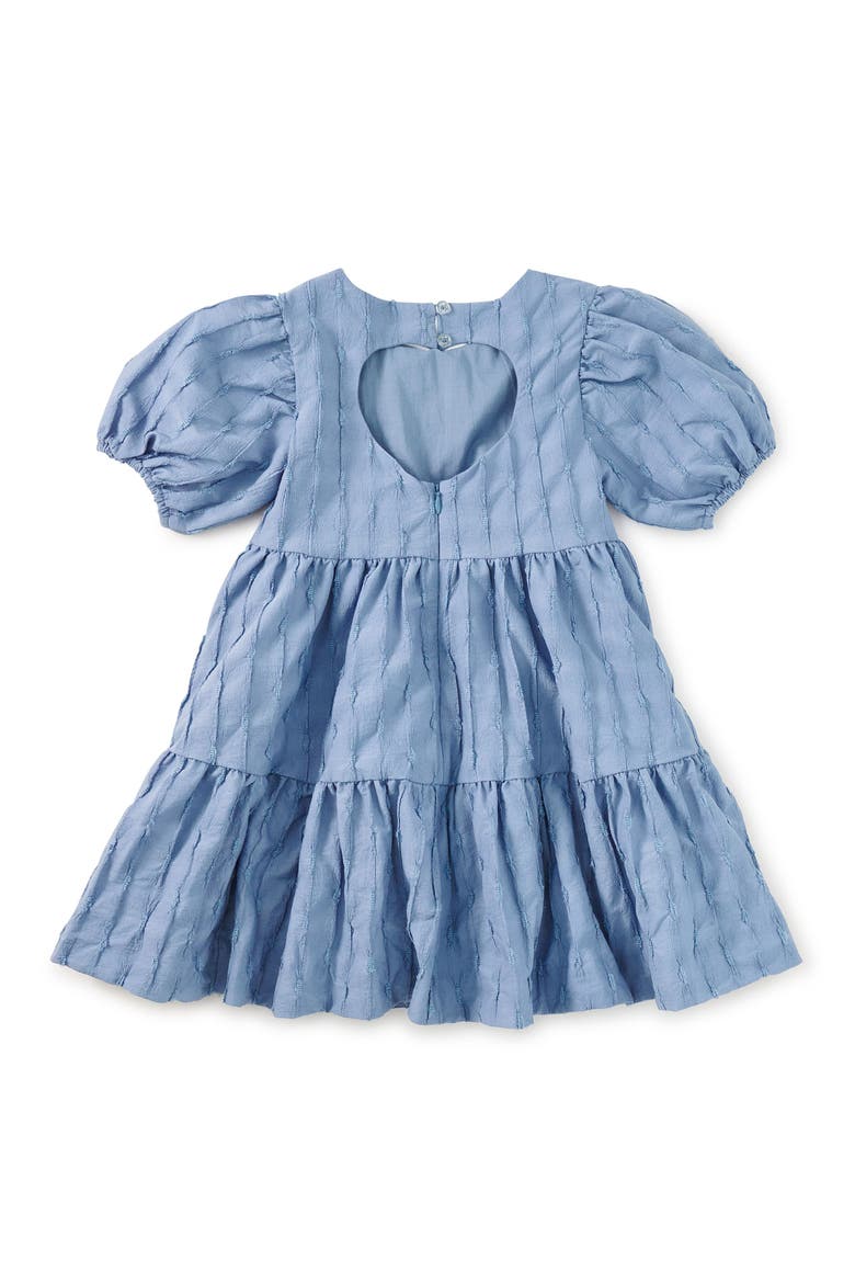Pleated Heartback Dress, Alternate, color, Seal Grey