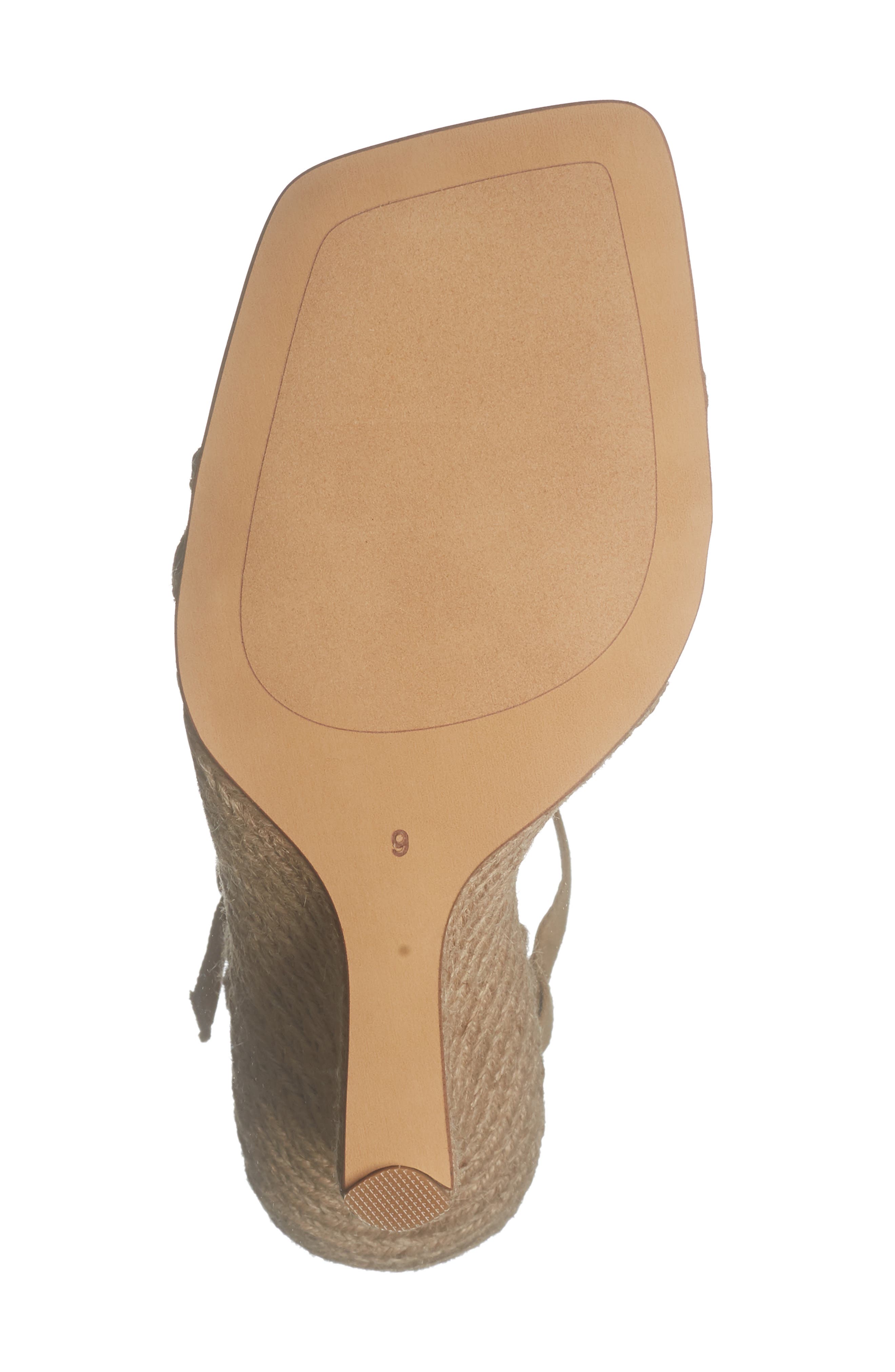 Jeffrey Campbell Harvester Ankle Strap Wedge Sandal, Alternate, color, Tan Jute