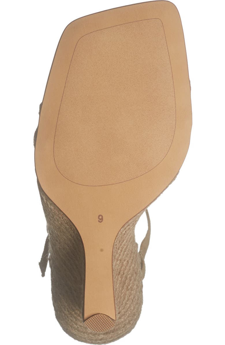 Jeffrey Campbell Harvester Ankle Strap Wedge Sandal, Alternate, color, Tan Jute