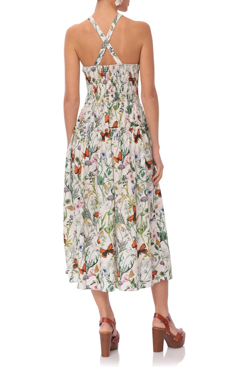 butterfly bodice cami midi dress Butterfly Meadow Bodice Cami Maxi Dress