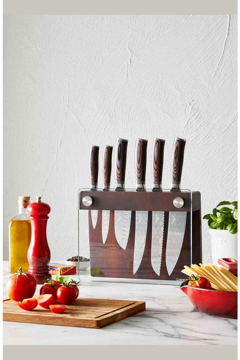 LE CONNOISSEUR™ Epicure 7-Piece Knife Block, Alternate, color, Silver