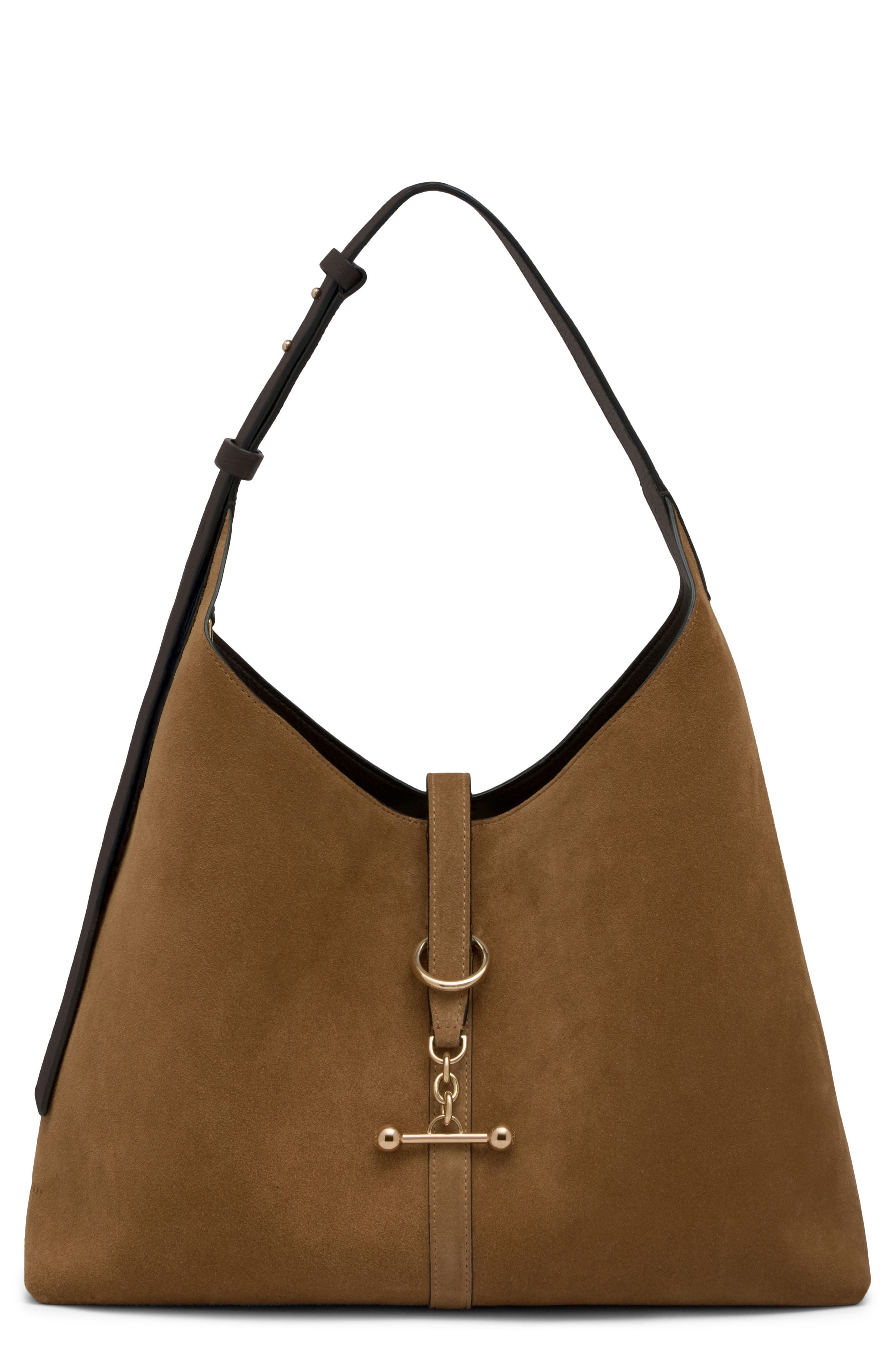 Maxi Kite Hobo Bag, Main, color, TOFFEE/ ESPRESSO