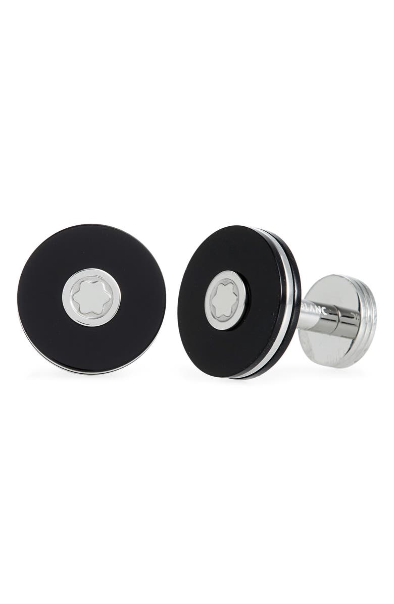 Montblanc PIX Cuff Links, Main, color, Black