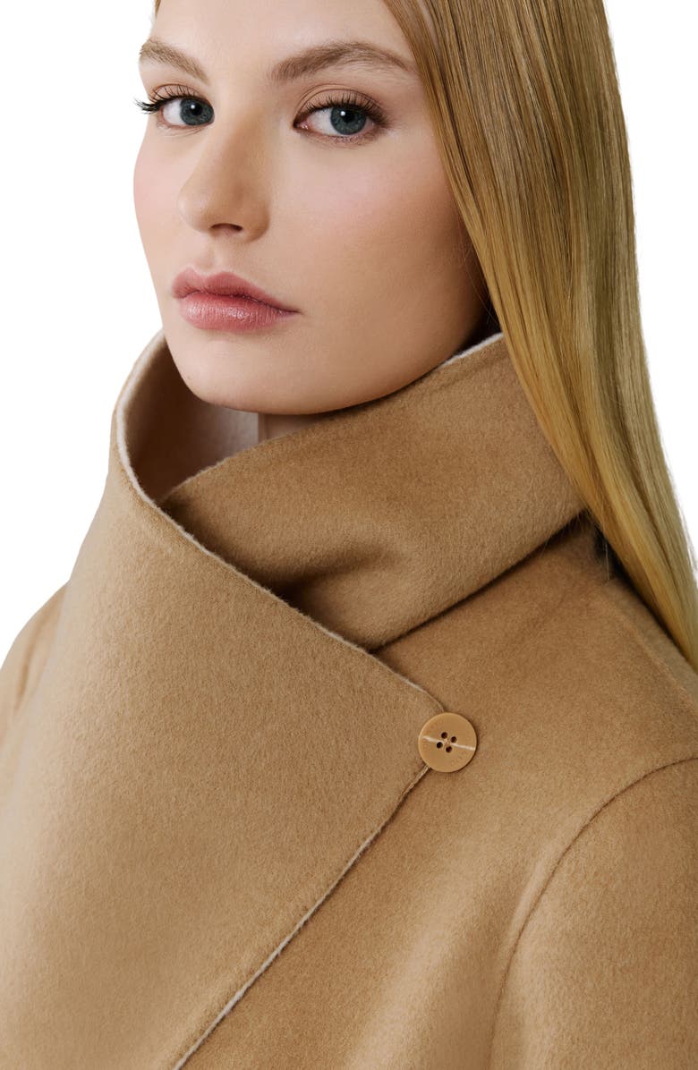 Soia & Kyo Bridgette Wool Blend Coat`, Alternate, color, Teak-Powder