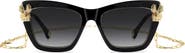 Carolina Herrera 54mm Gradient Cat Eye Sunglasses