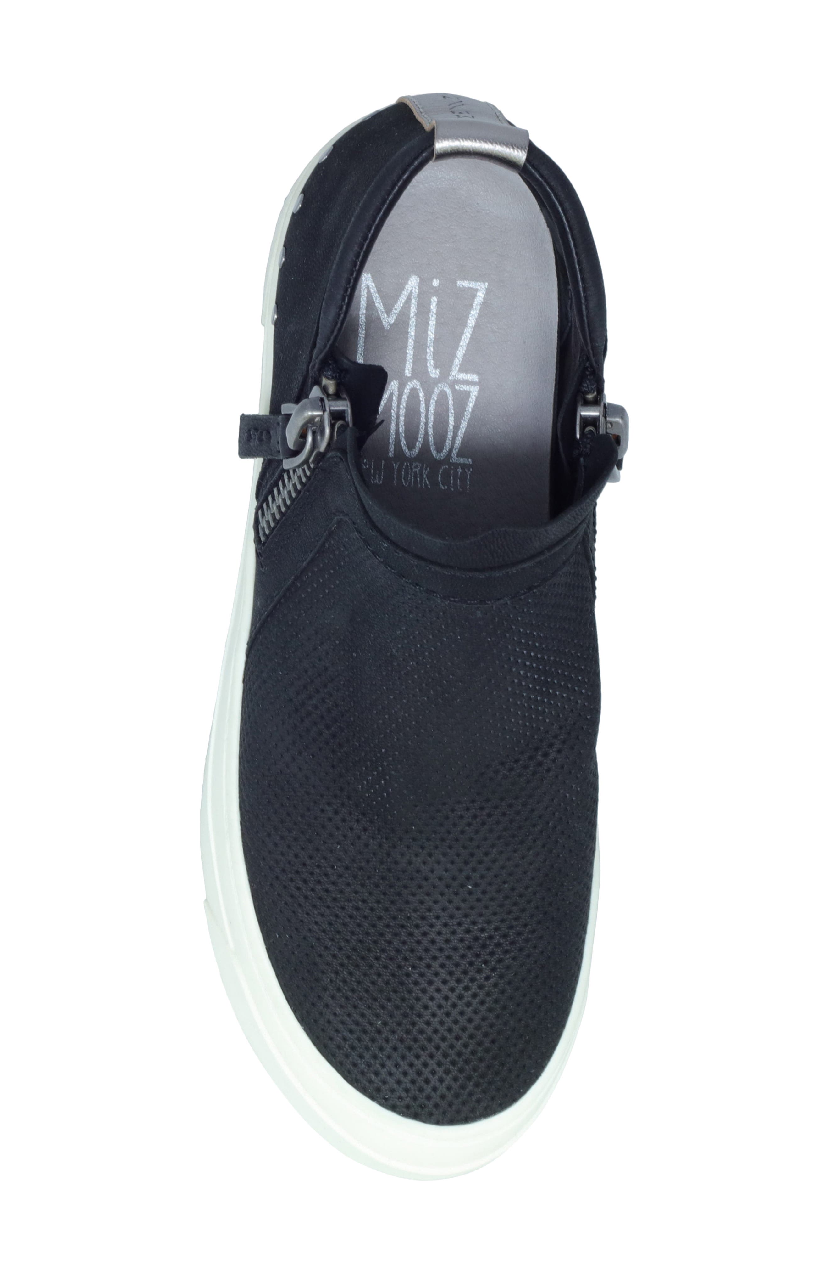 Miz Mooz Arret Side Zip Platform Sneaker, Alternate, color, 