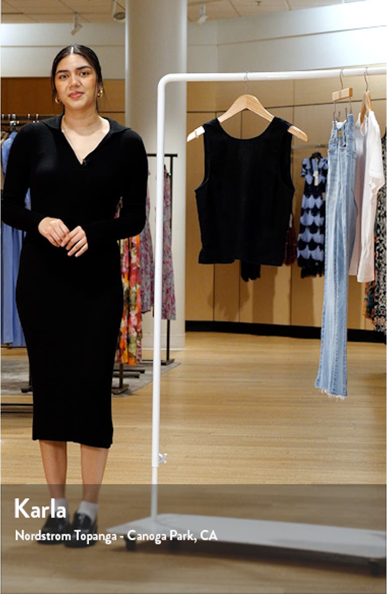 Tie Back Scoopneck Linen Tank, sales video thumbnail