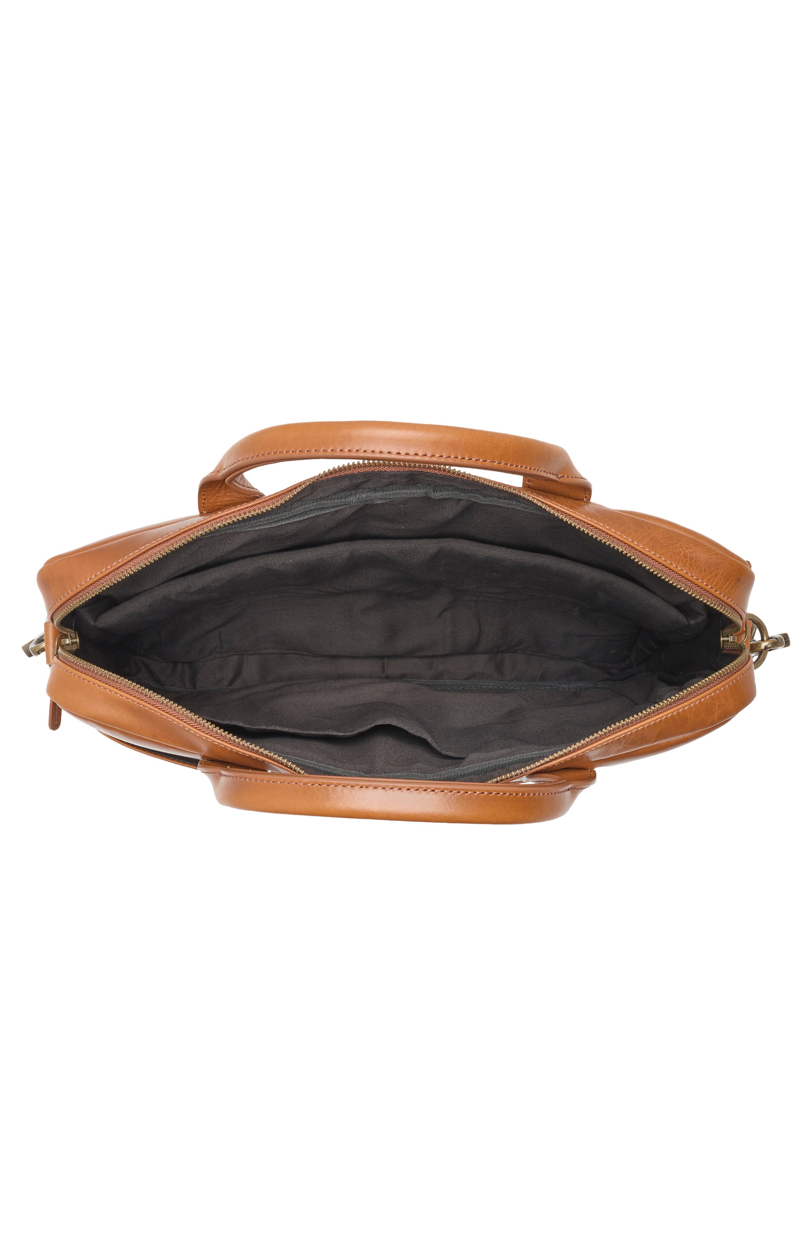 Johnston & Murphy Hunter Glaze Briefcase, Alternate, color, Tan