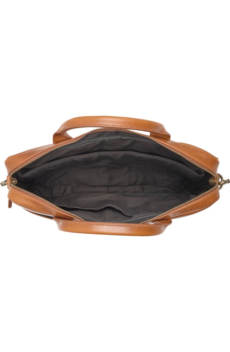 Johnston & Murphy Hunter Glaze Briefcase, Alternate, color, Tan