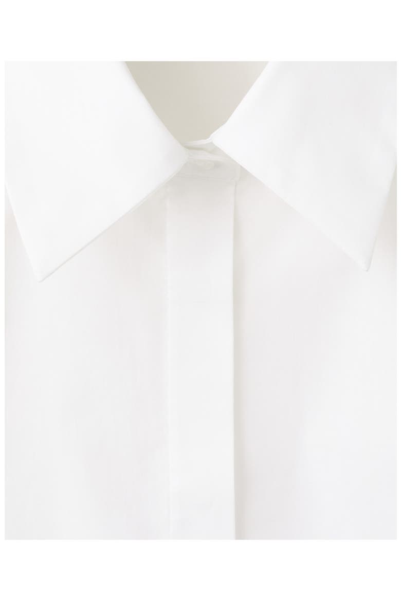 Slim Fit Poplin Shirt, Alternate, color, WHITE