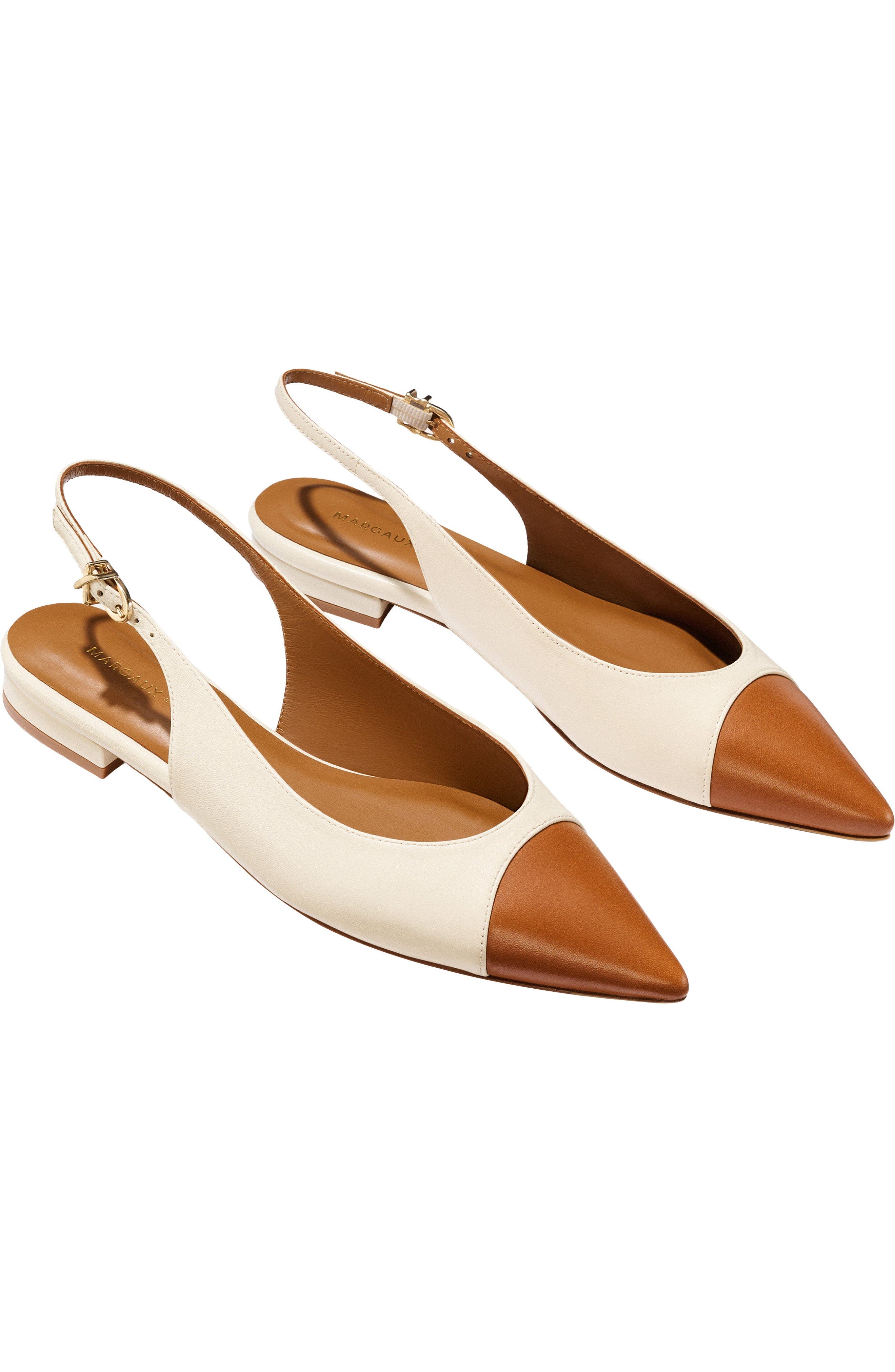 MARGAUX The Elise, Alternate, color, Cotton And Saddle Nappa