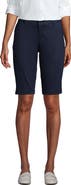Lands' End School Uniform Young Stretch Chino Bermuda Shorts