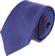 Trafalgar Zesus Striking Lightning Novelty Silk Necktie