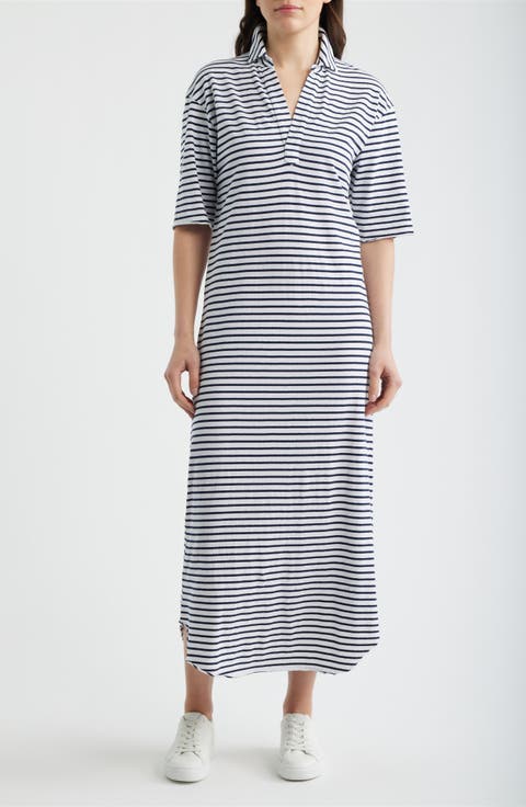 Emma Johnny Collar Maxi Dress