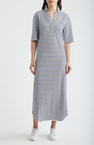 Frank & Eileen Emma Johnny Collar Maxi Dress