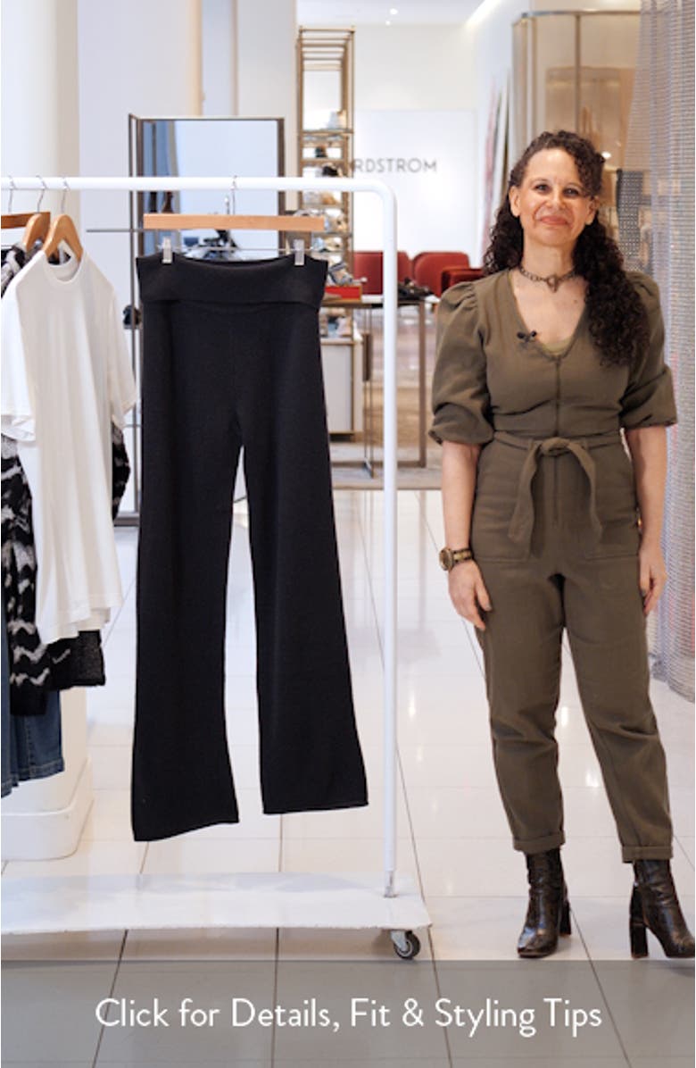 Foldover Knit Pants, sales video thumbnail