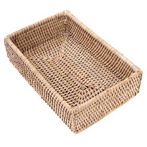 Artifacts Rattan Guest Towel - Rectangular Napkin Holder
