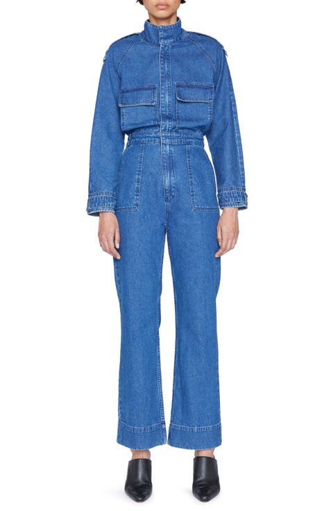 Cinch Denim Jumpsuit