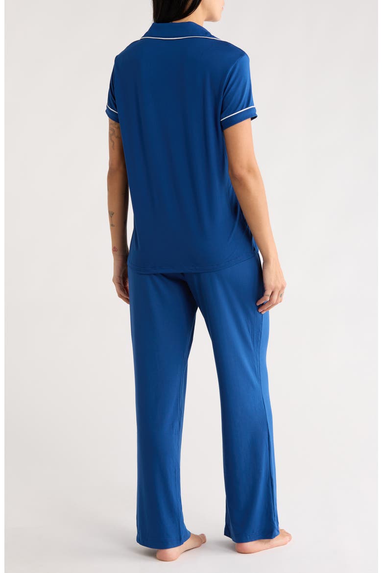 Ginnie Long Pajamas, Alternate, color, NAVY PEONY